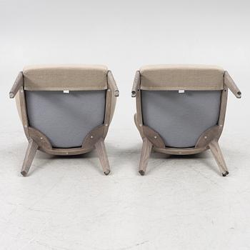 Rodolfo Dordoni, five armchairs and three chairs. 'Chelsea' chairs, Molteni.