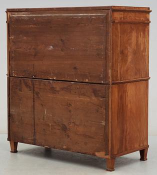 A Swedish Empire secretaire by J. P. Berg.