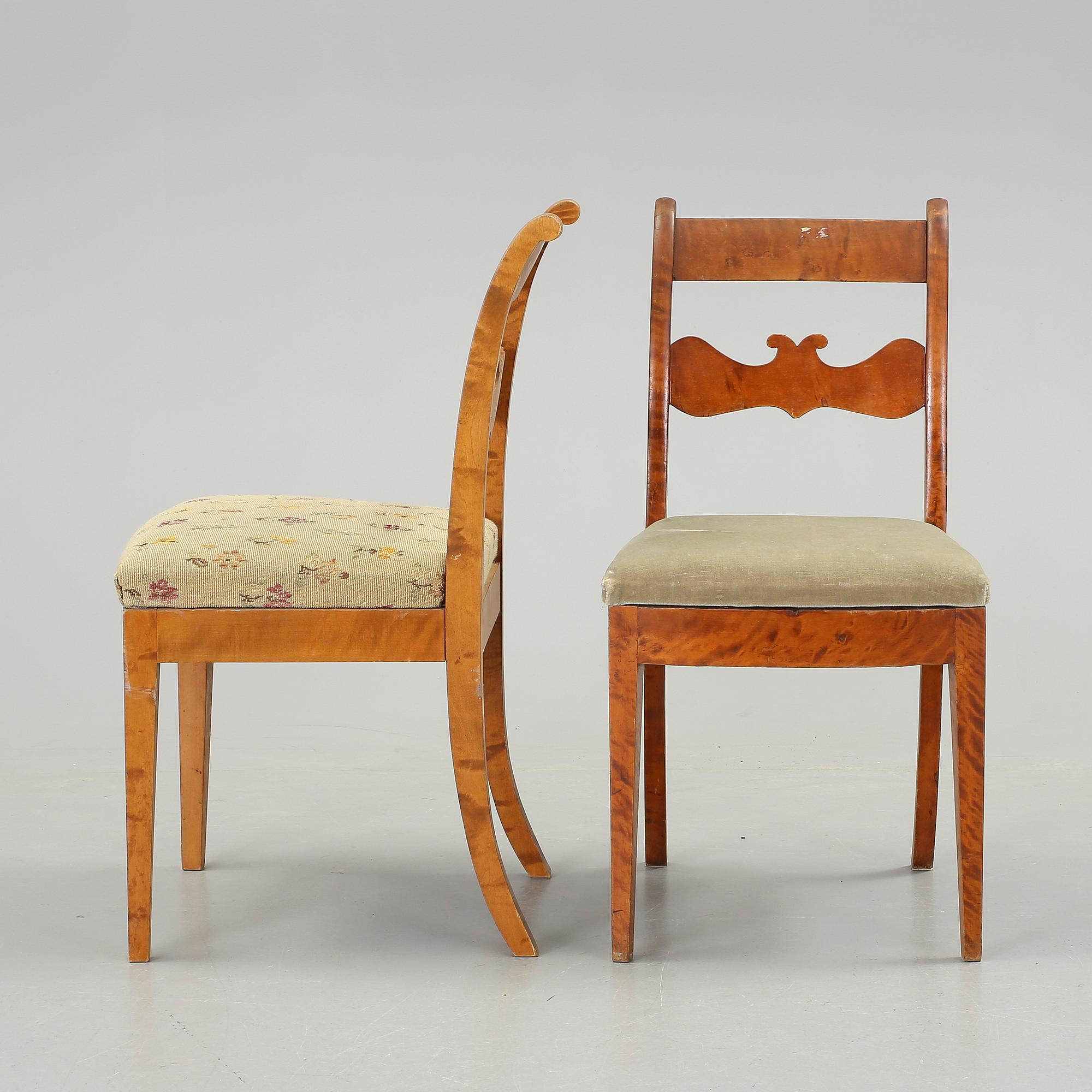 STOLAR, 8 st, Karl Johan, 1800-tal.