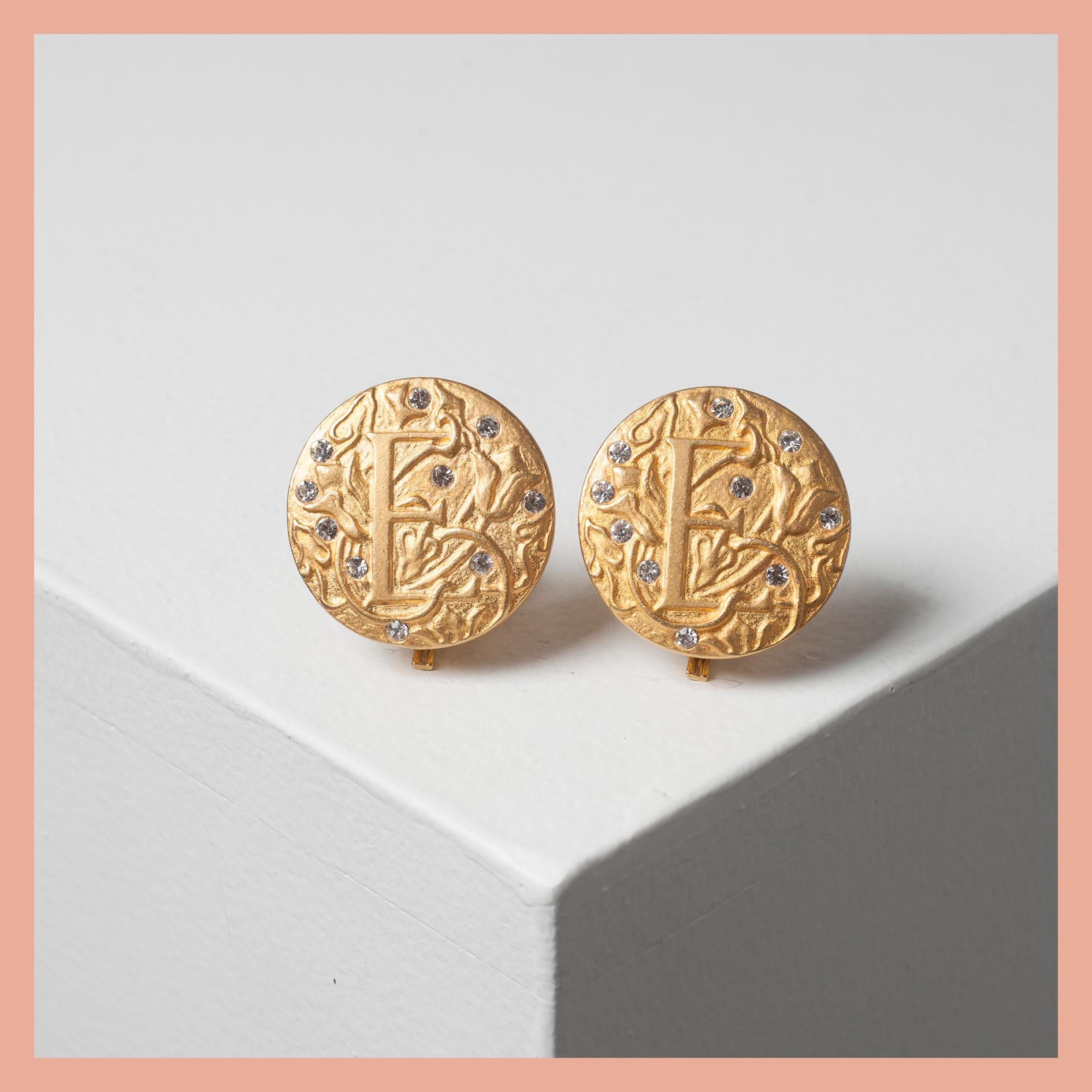 EARRINGS, 3 pair, Escada.