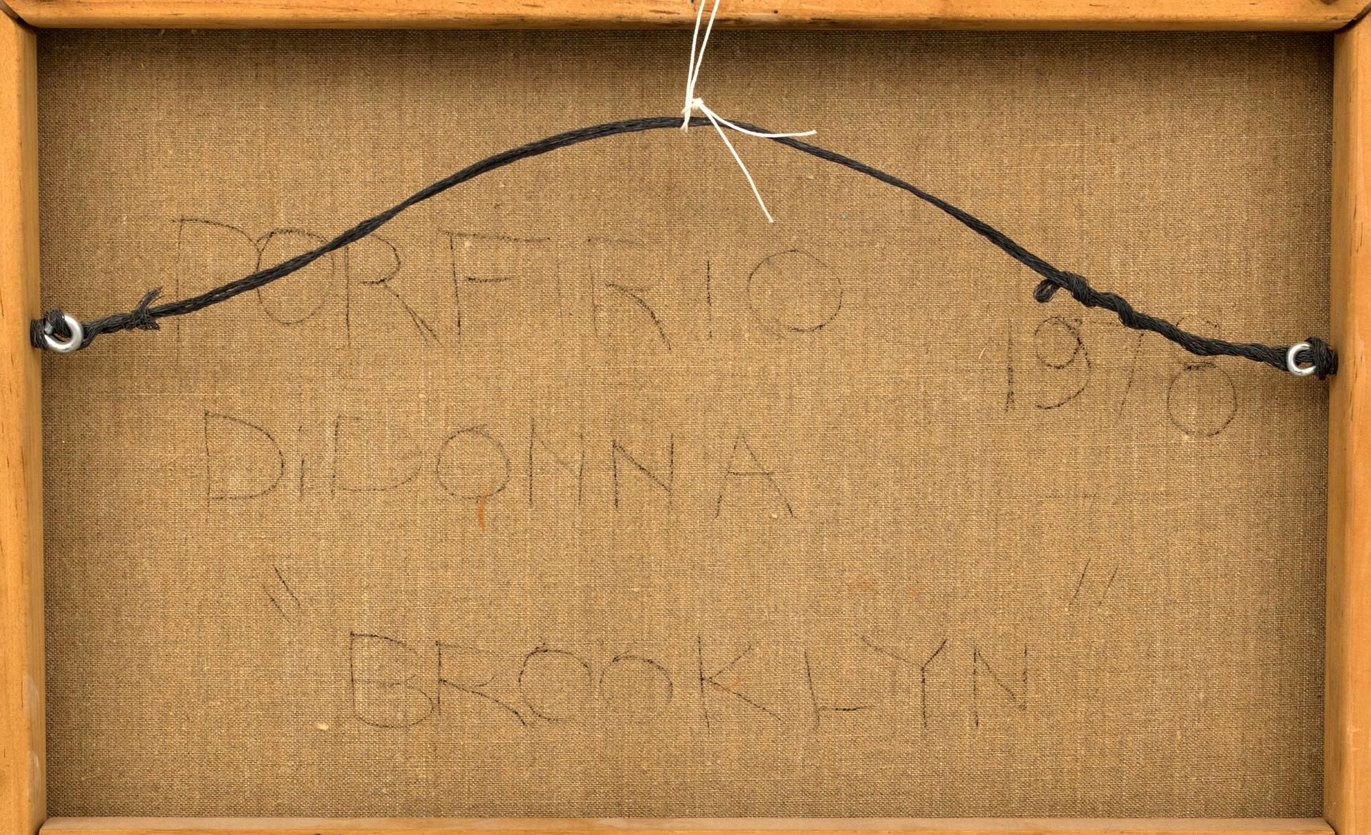 PORFIRIO DIDONNA, oil on canvas signed and dated 1978.