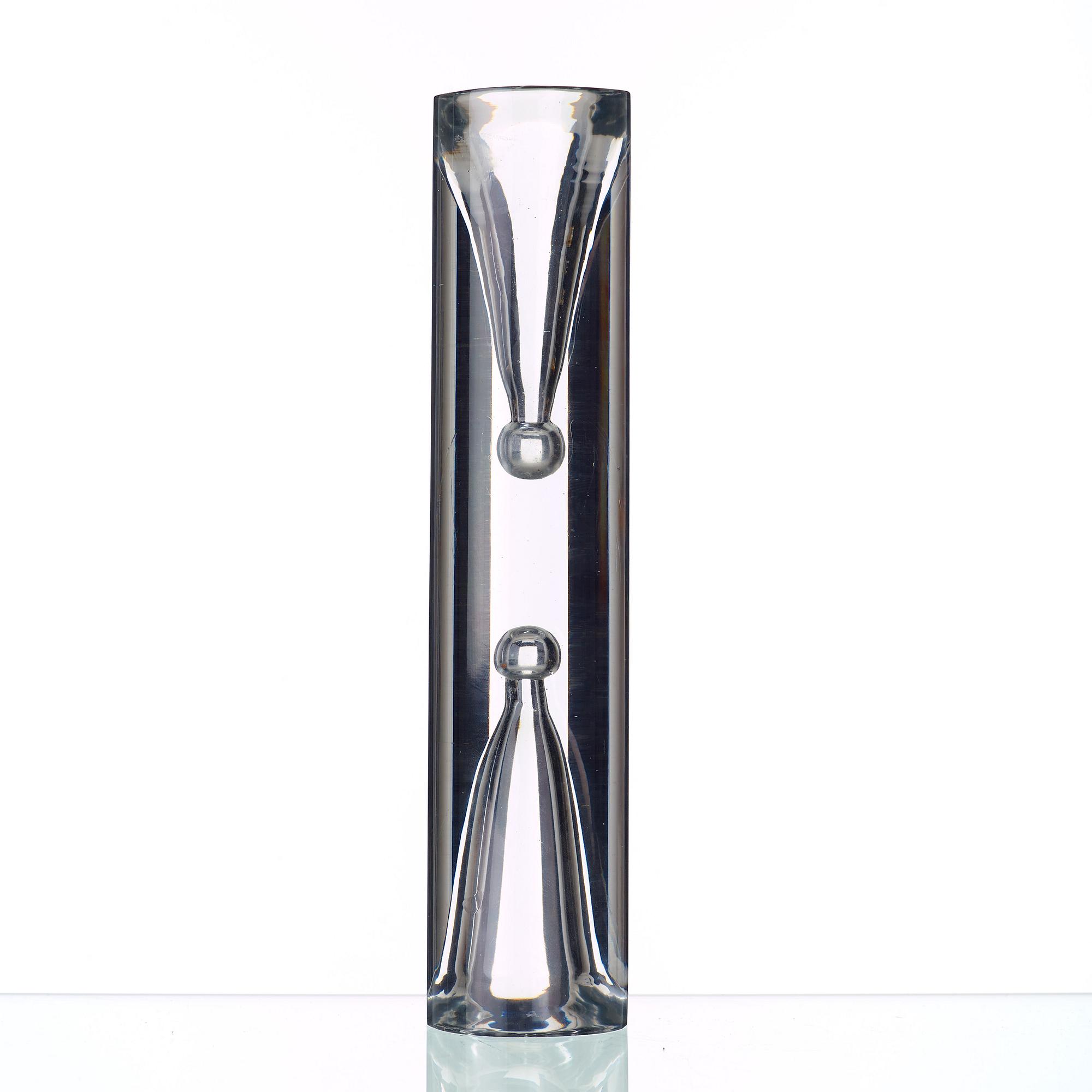 TAPIO WIRKKALA, skulptur av glas, Iittala, Finland 1950-60-tal.