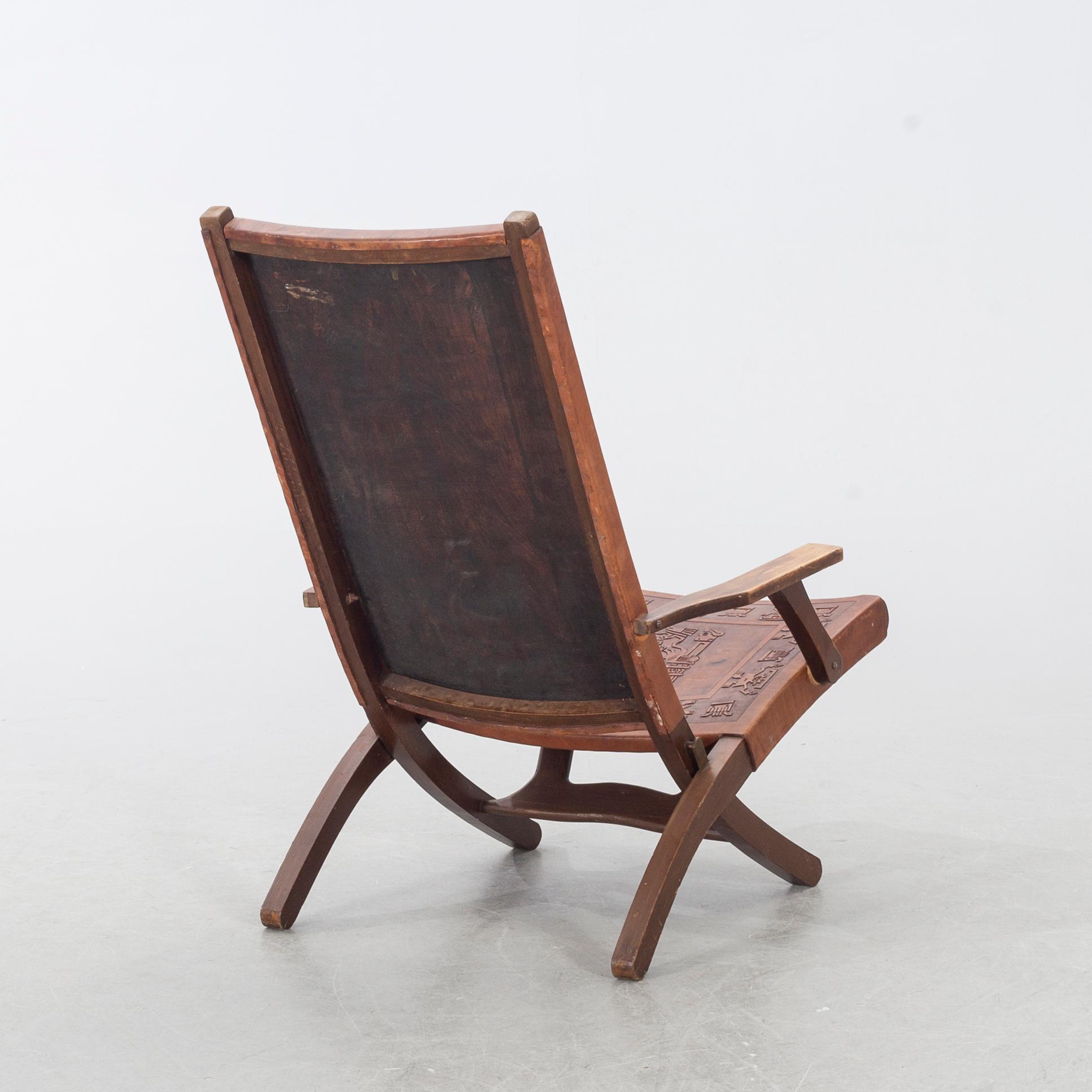 ANGEL PAZMINO, fällstol 1900-talets andra hälft.