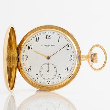 Ch. F. Tissot & Fils, pocket watch, 56 mm, hunter.