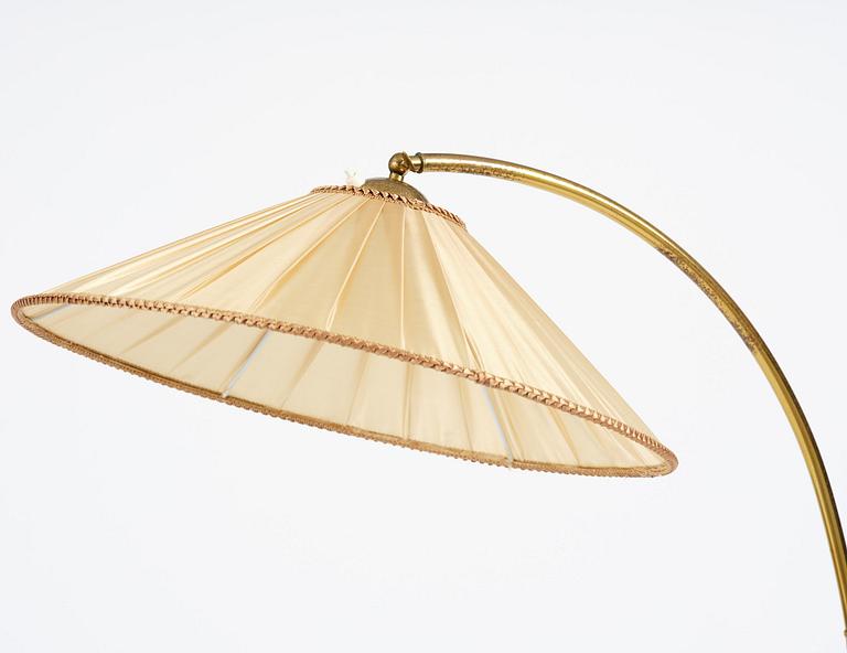Bröderna Malmströms Metallvarufabrik, a floor lamp model "2673", Malmö, 1940s.