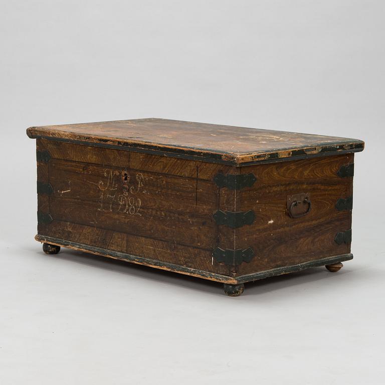 Kista, allmoge, daterad 1782.