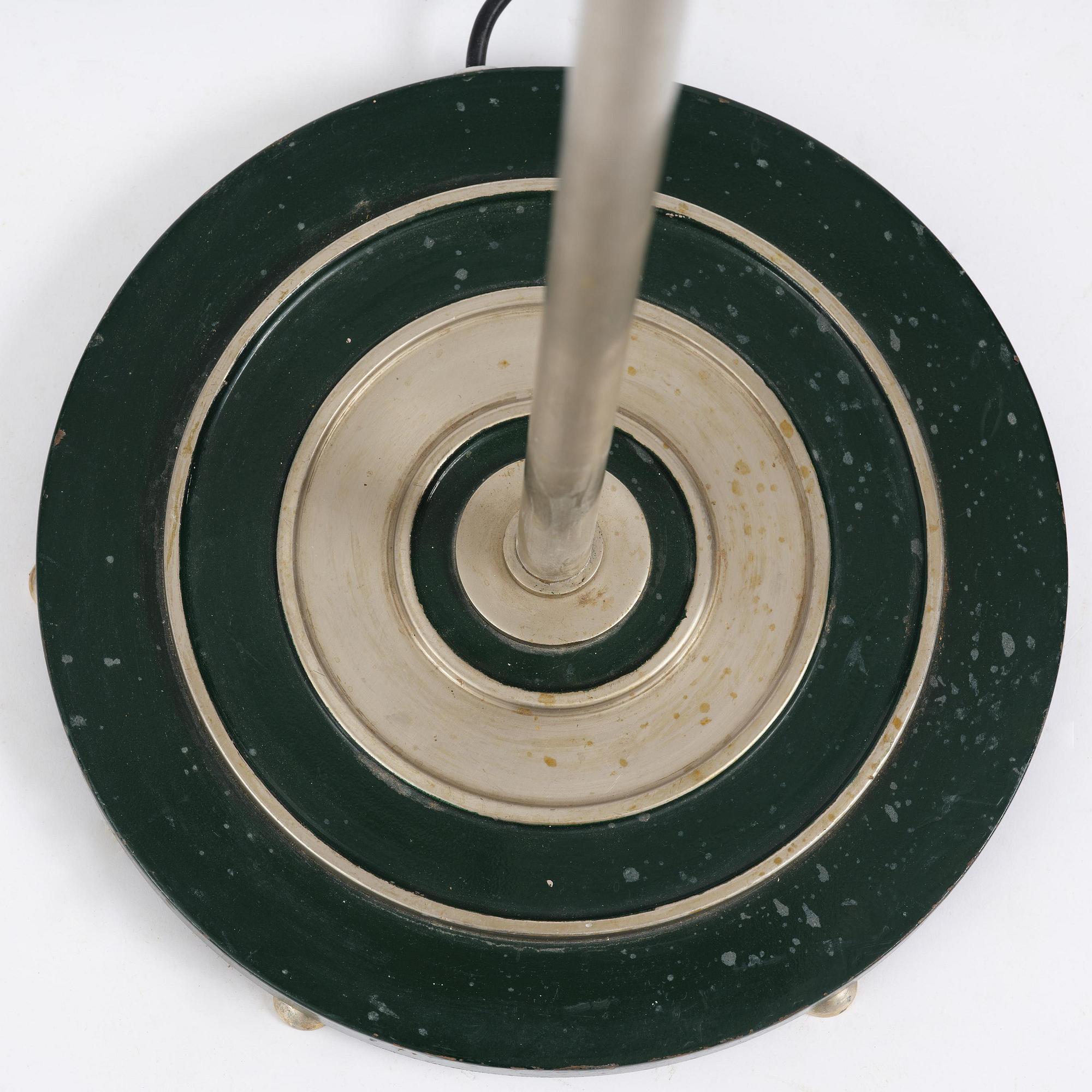 Harald Notini, a floor lamp, Arvid Böhlmarks Lampfabrik, Stockholm, 1930s.