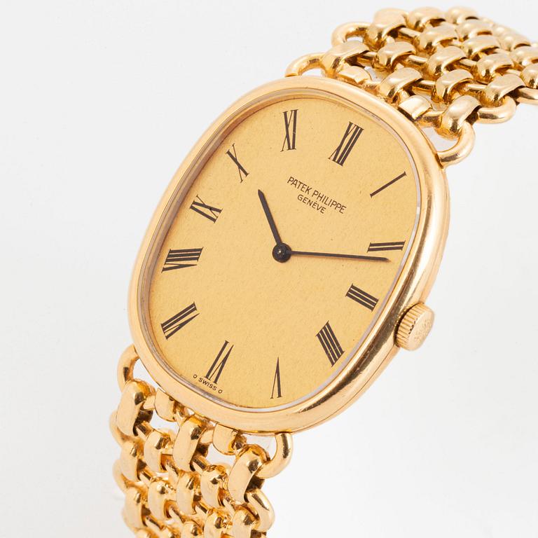 Patek Philippe, Golden Ellipse, wristwatch, 27 x 32 mm.