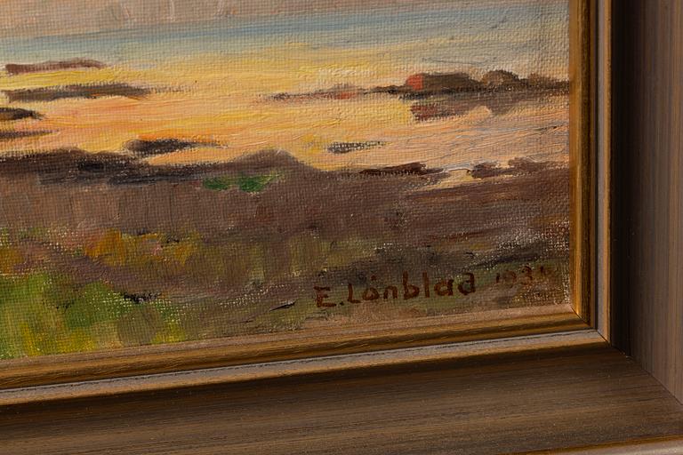 Emilia Lönblad, Coastal scene, possibly Arild.