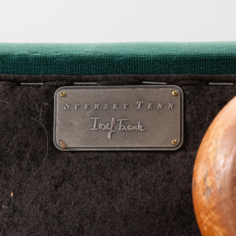 Josef Frank, soffa, "Långsoffan", modell 3031, Firma Svenskt Tenn.