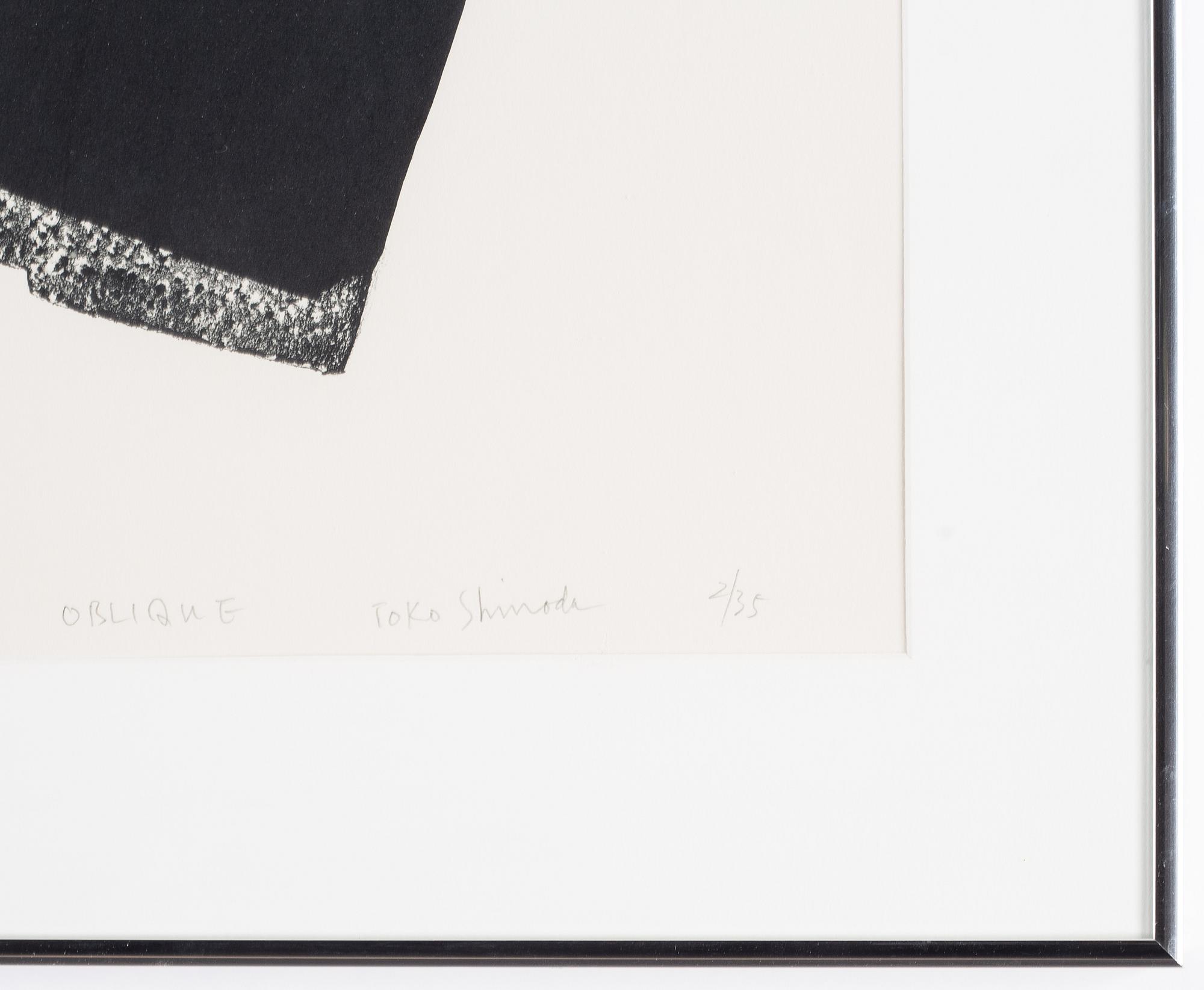 Toko Shinoda, lithograph, signed and numbered 2/35.