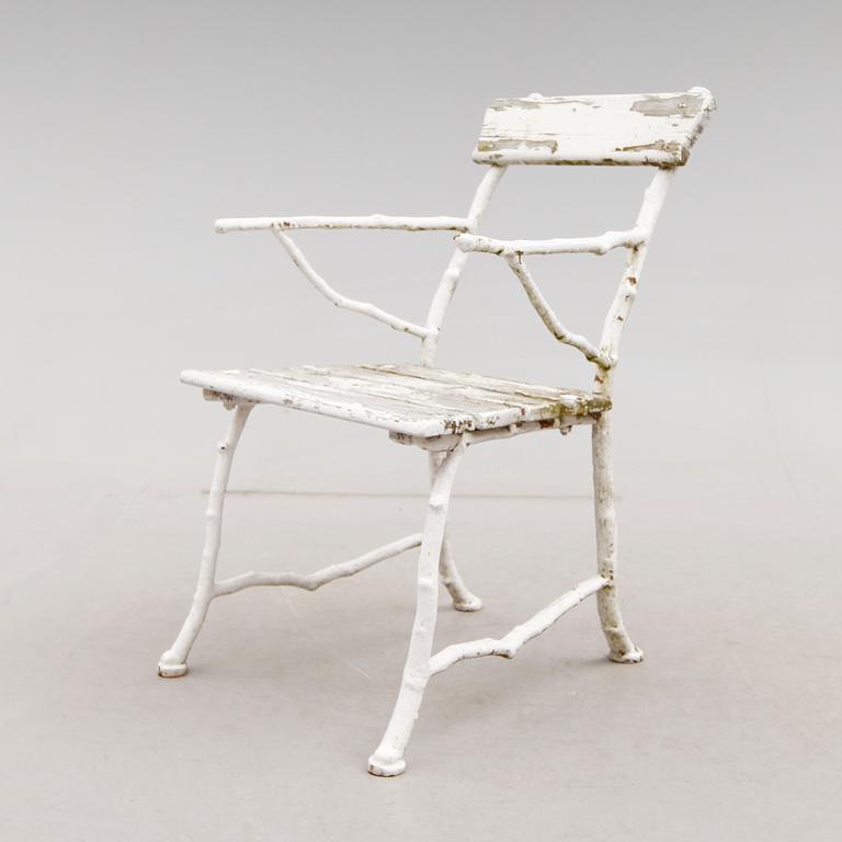 TRÄDGÅRDSSTOL, 1900-talets första hälft.