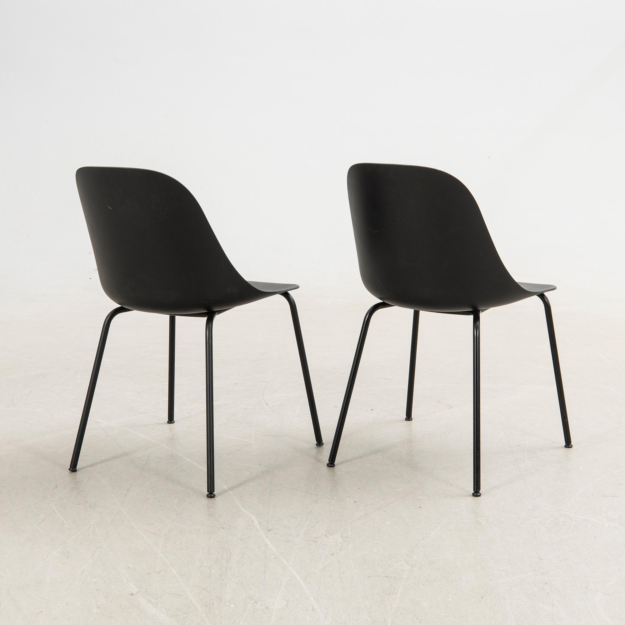 Norm Architects, armchairs, 4 pcs + 2, "Harbour dining chair", for Audo Copenhagen, 2020s.