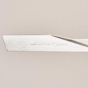 A sterling silver letter knife, mark of Rolf Lindståhl, Stockholm 2000.