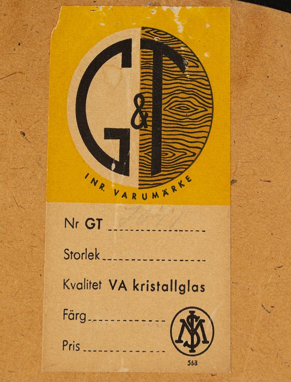 Spegel, Glas & Trä Hovmantorp, 1960-tal.