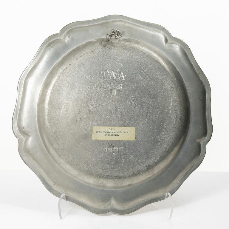 Fat av Eric Pettersson Krietz, Stockholm 1784.