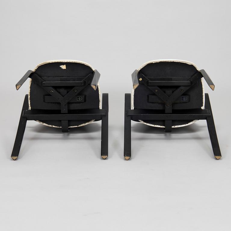 Ilmari Tapiovaara, a set of six 1960s 'Aslak' armchairs for Asko, Finland.