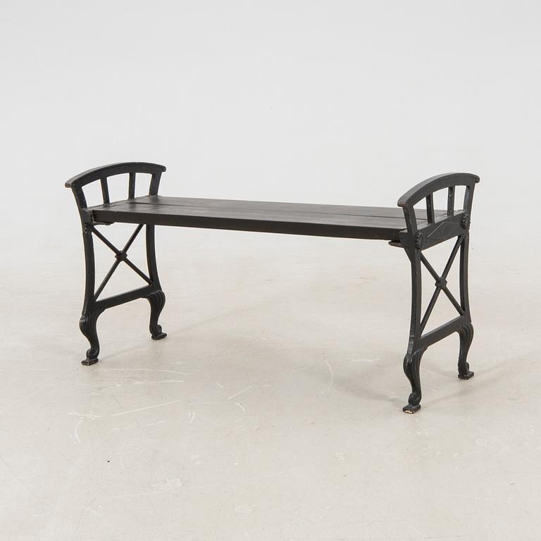 Folke Bensow, Trädgårdsbänk, "Parkbänk n:r 2", Näfveqvarns bruk, 1900-talets första hälft.