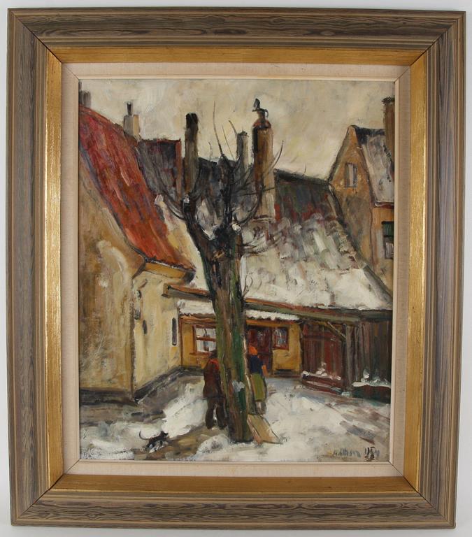 OKÄND KONSTNÄR, sign Albin.