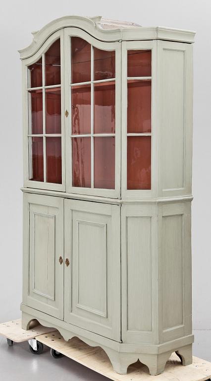 VITRINSKÅP, rokoko, 1700-tal.