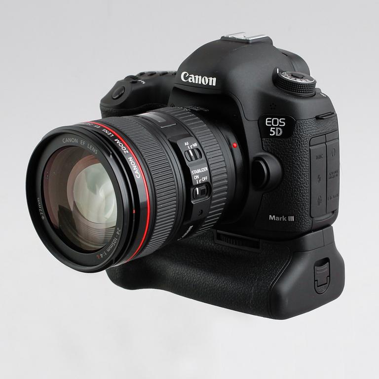 KAMERA, Canon EOS 5D Mark III med tillbehör, 2013.