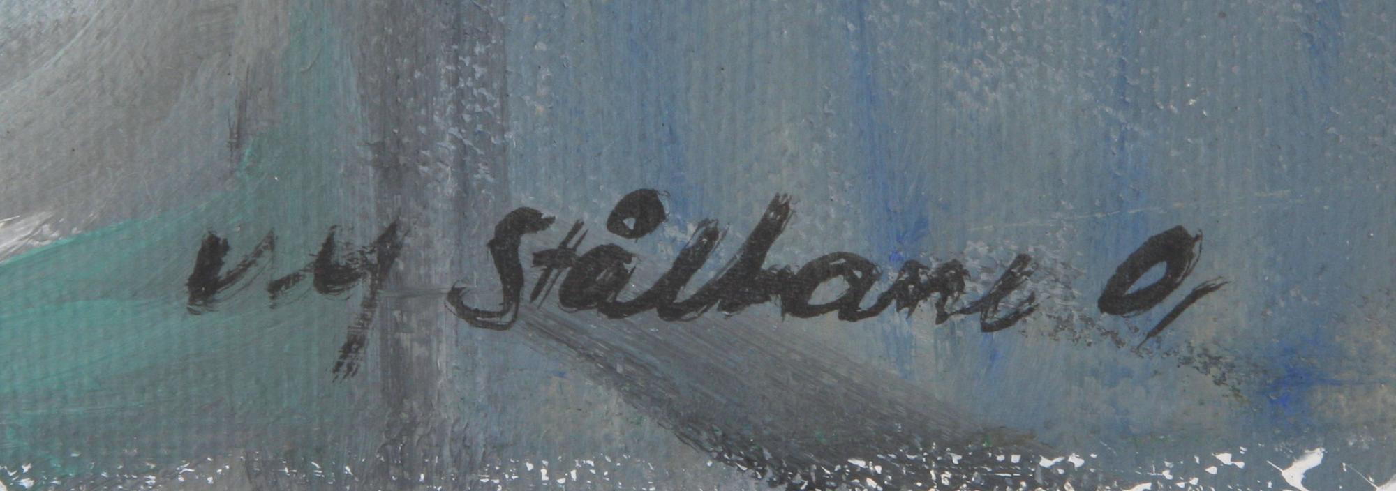 OKÄND KONSTNÄR, sign Stålhane o dat.