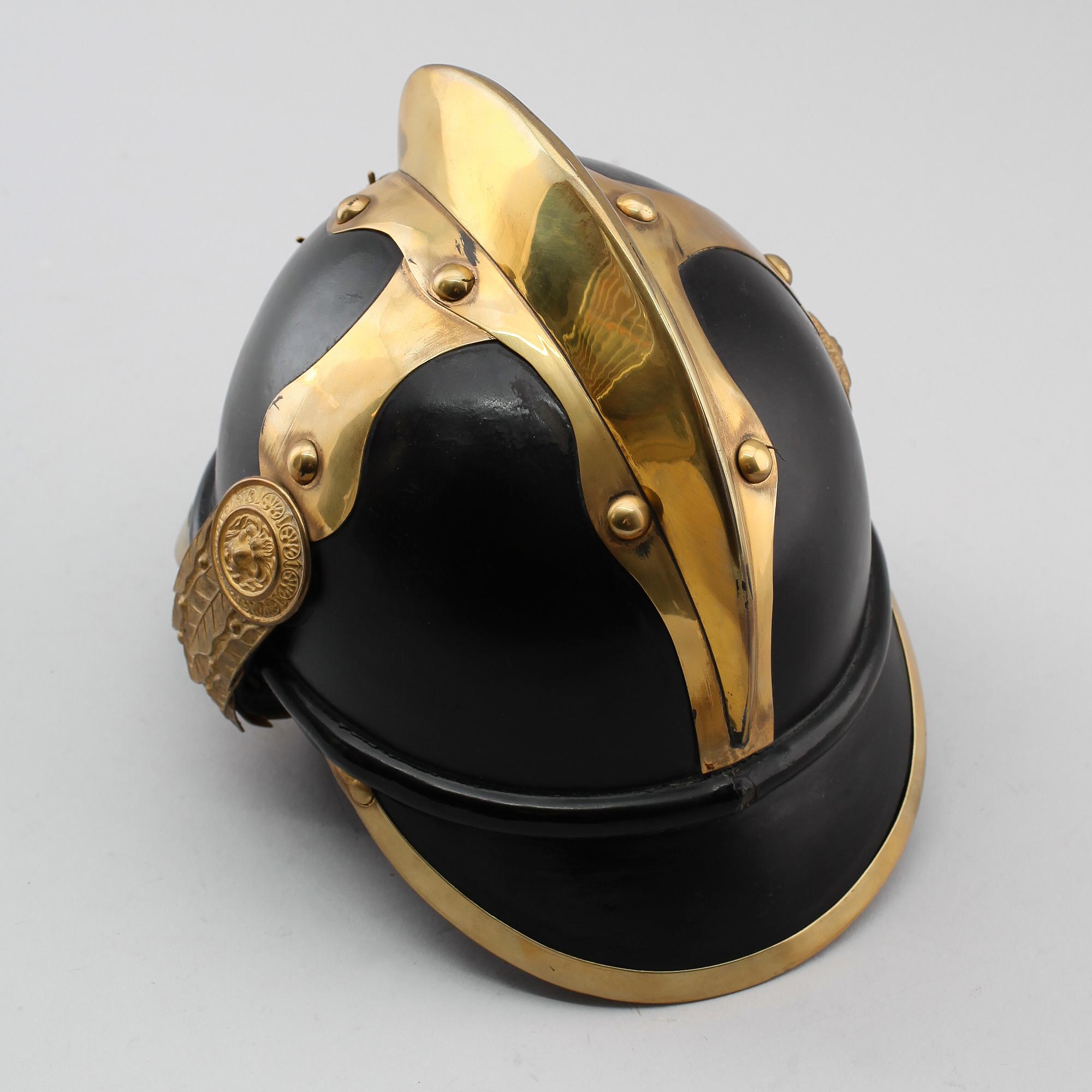BRANDHJÄLM, Stockholms Brandkår, 1800-/1900-tal.