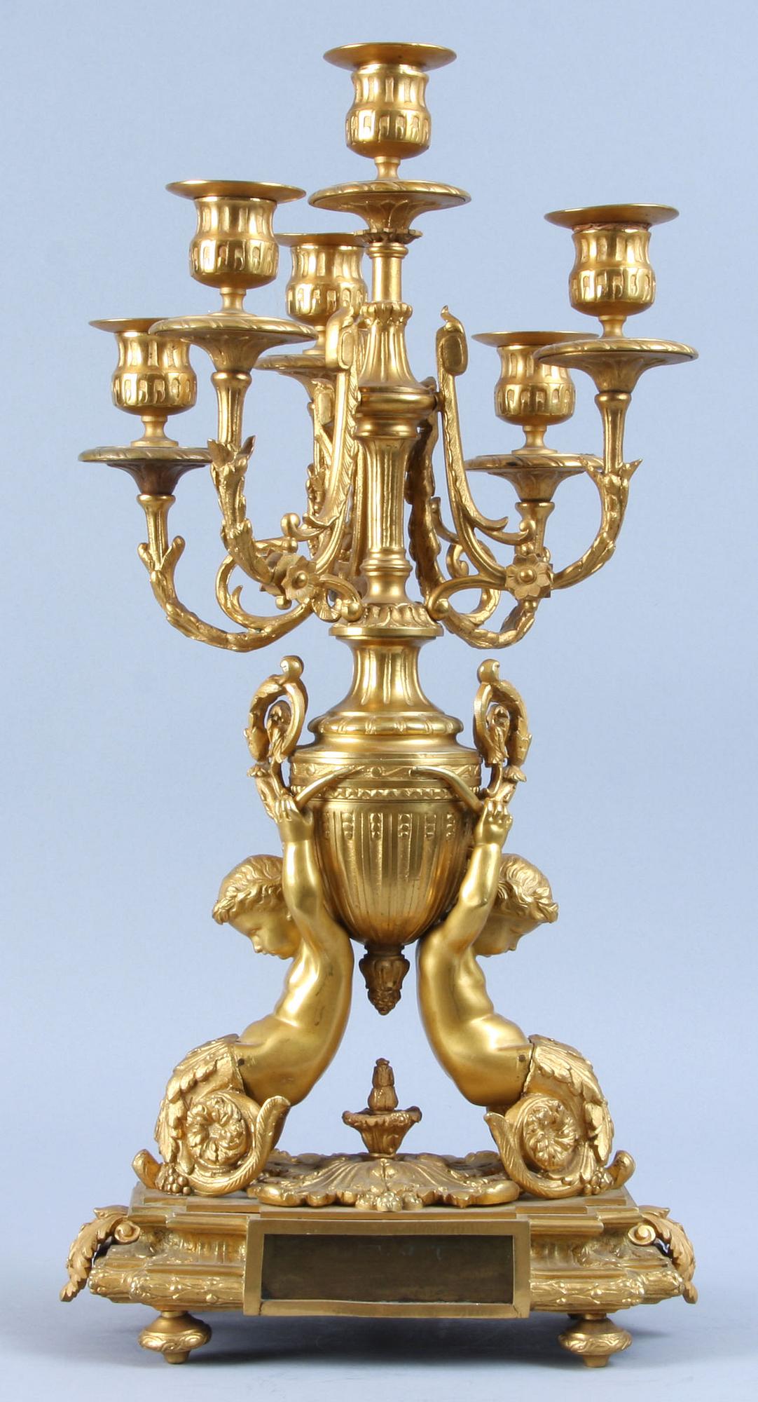 KANDELABER, nylouis XVI-stil, 1800-talets slut.