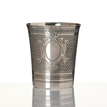 Tedos, sauceboat and cup, silver, including Ottoman Empire.