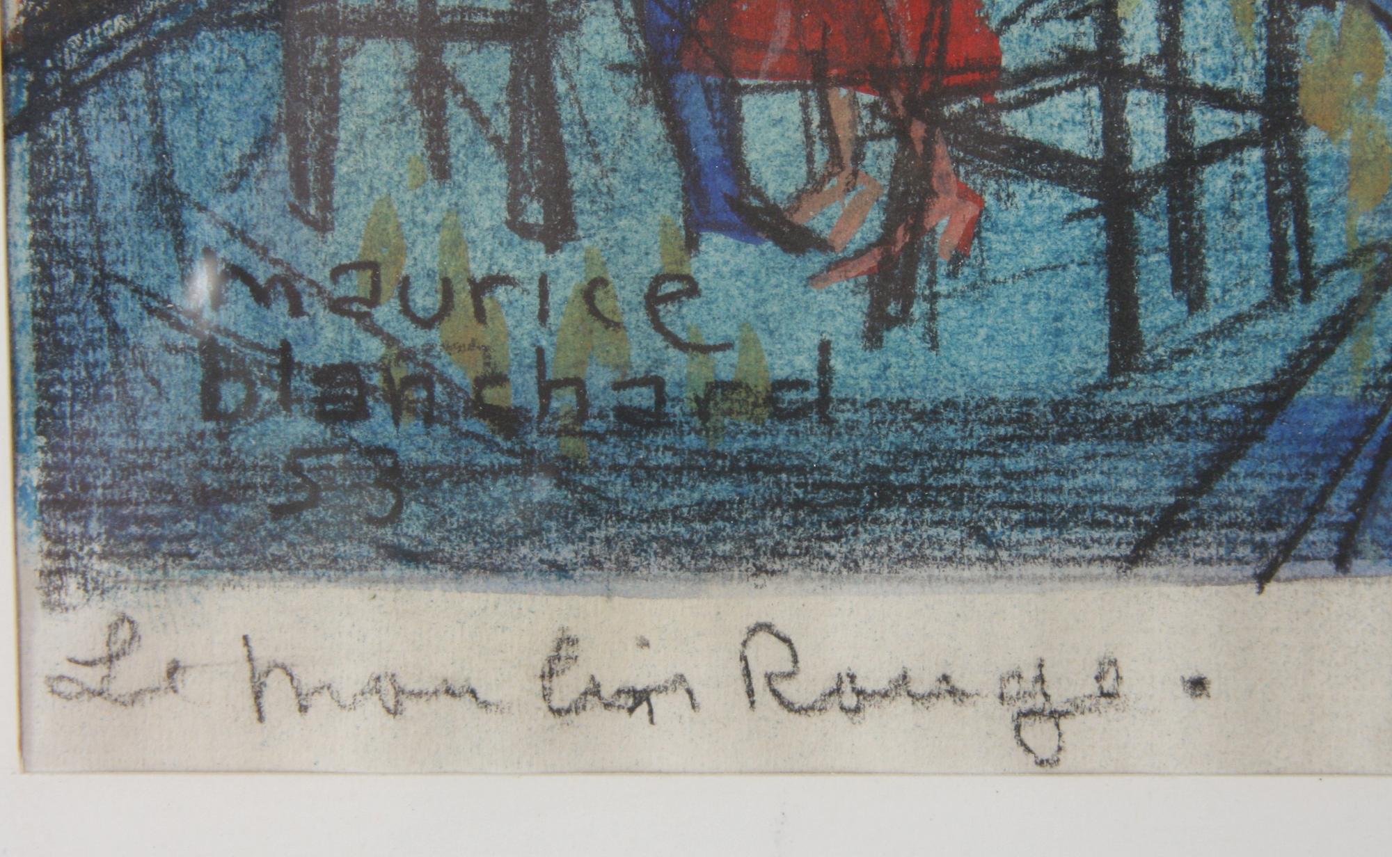 MAURICE BLANCHARD, blandteknik, sign o dat 53.