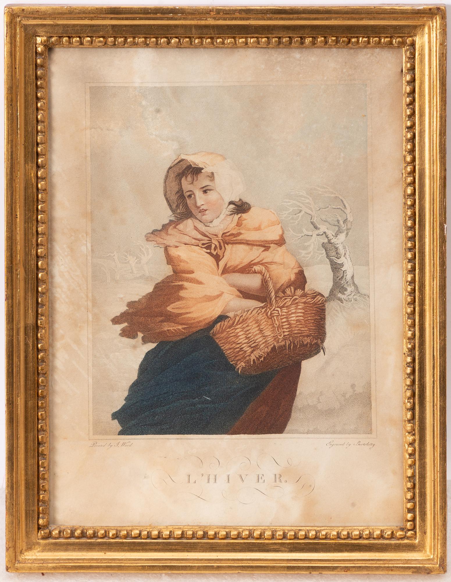 Ramar, fyra stycken, omkring år 1800.