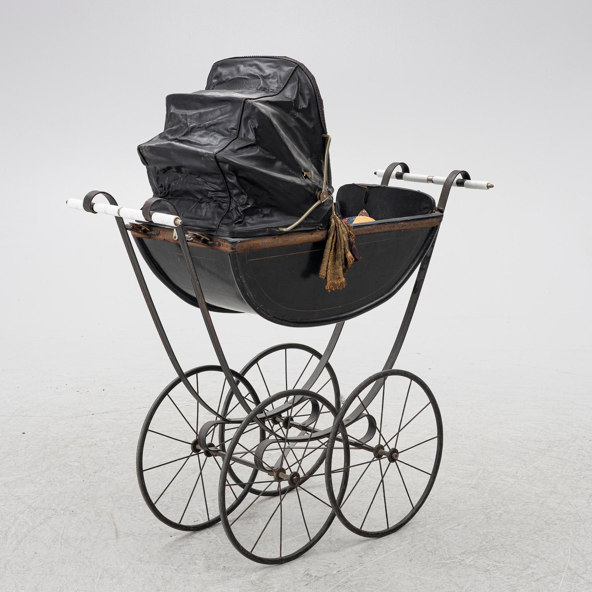 Doll's pram, first half of the 20th century.