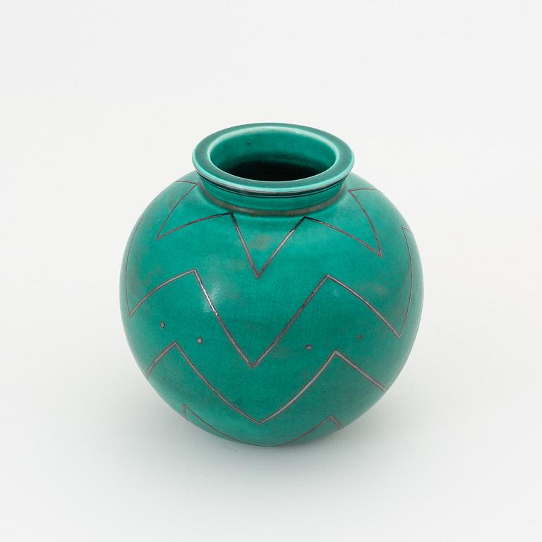 Wilhelm Kåge, an "Argenta" stoneware vase,