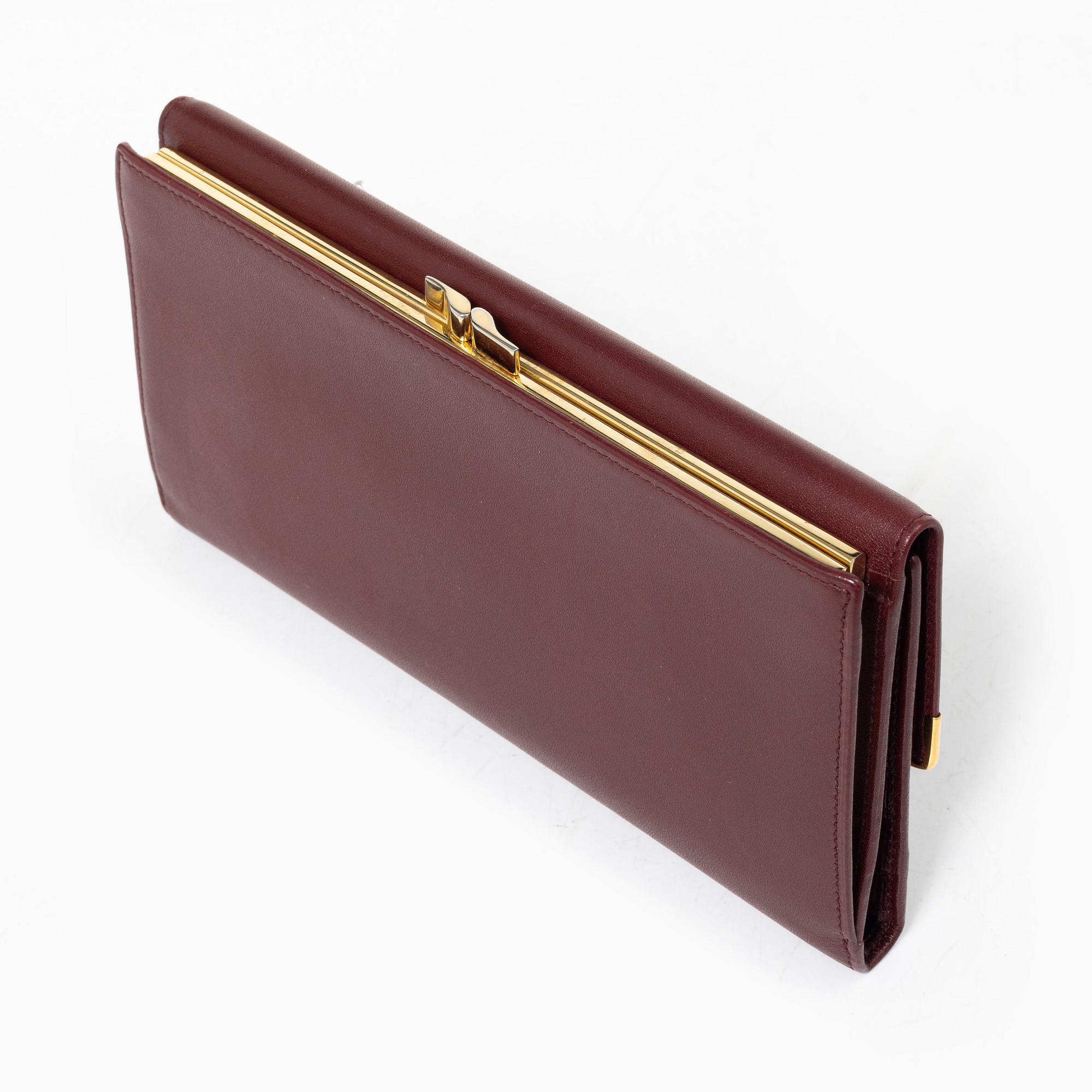 Cartier, wallet, vintage.