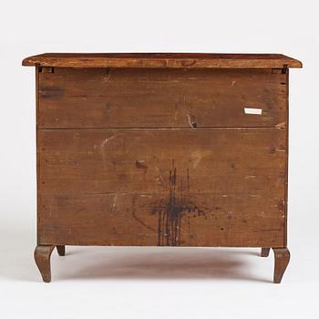 A Swedish late Baroque commode, mid 18th century.