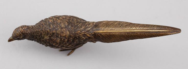 FIGUR, wienerbrons, omkring år 1900.