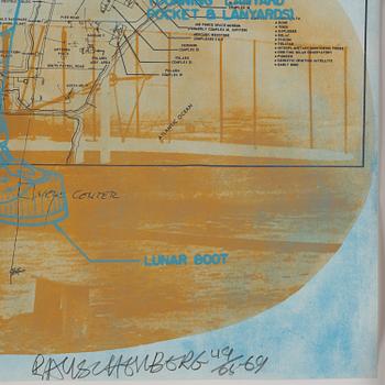 Robert Rauschenberg, "Trust Zone (Stoned Moon Series)".