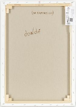 DANIELE DONDE, "Da Raffaelo", blandteknik på duk, signerad.