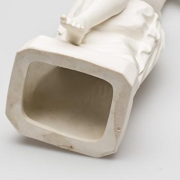 SKULPTUR, parian, Gustafsberg, 1914. Signerad G.E 1902 i gjutningen.