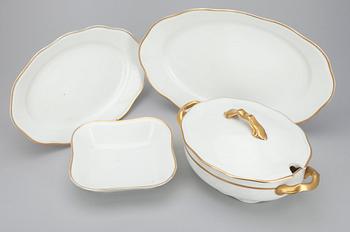 SERVIS, 78 DELAR, porslin, Pirken Hammer "Carlsbad", Tjeckloslovakien, 1900-luvun alkupuoli.