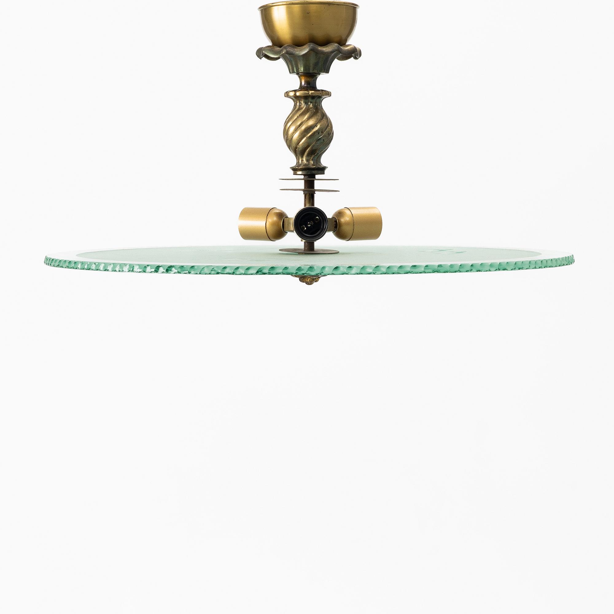 Ceiling lamp, mid-20th century.