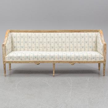 An end of the 18th Century Gustavian sofa.