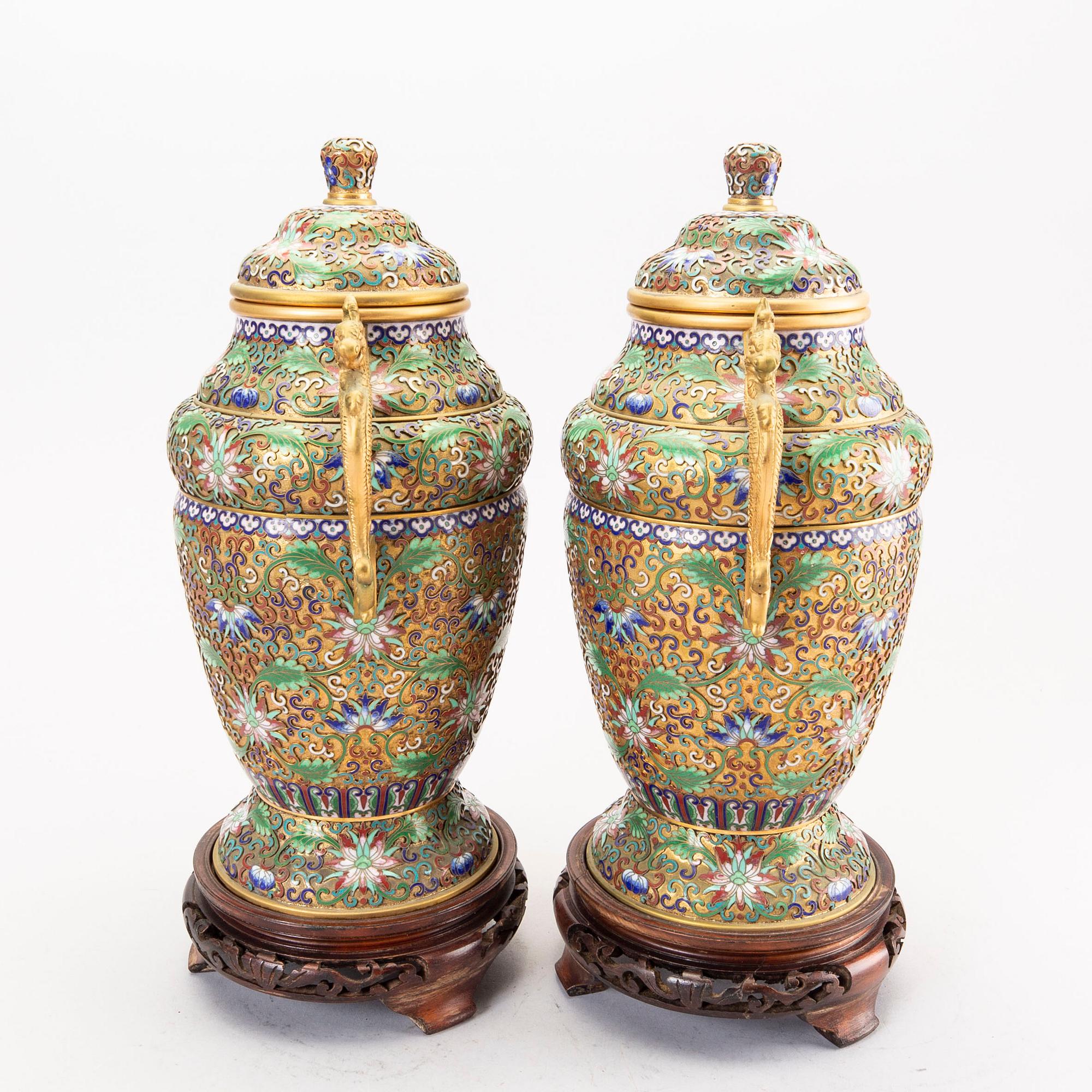 Lockurnor ett par Kina 1960/70-tal.