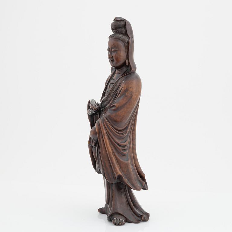 Guanyin, trä, Kina, 1900-tal.