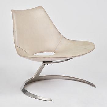 Preben Fabricius & Jørgen Kastholm, a "Scimitar" chair, Ivan Schlechter, Copehhagen, 1960s.