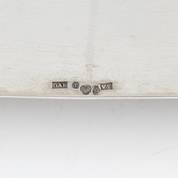 Oscar Frid, bricka, silver, Örebro, 1927.