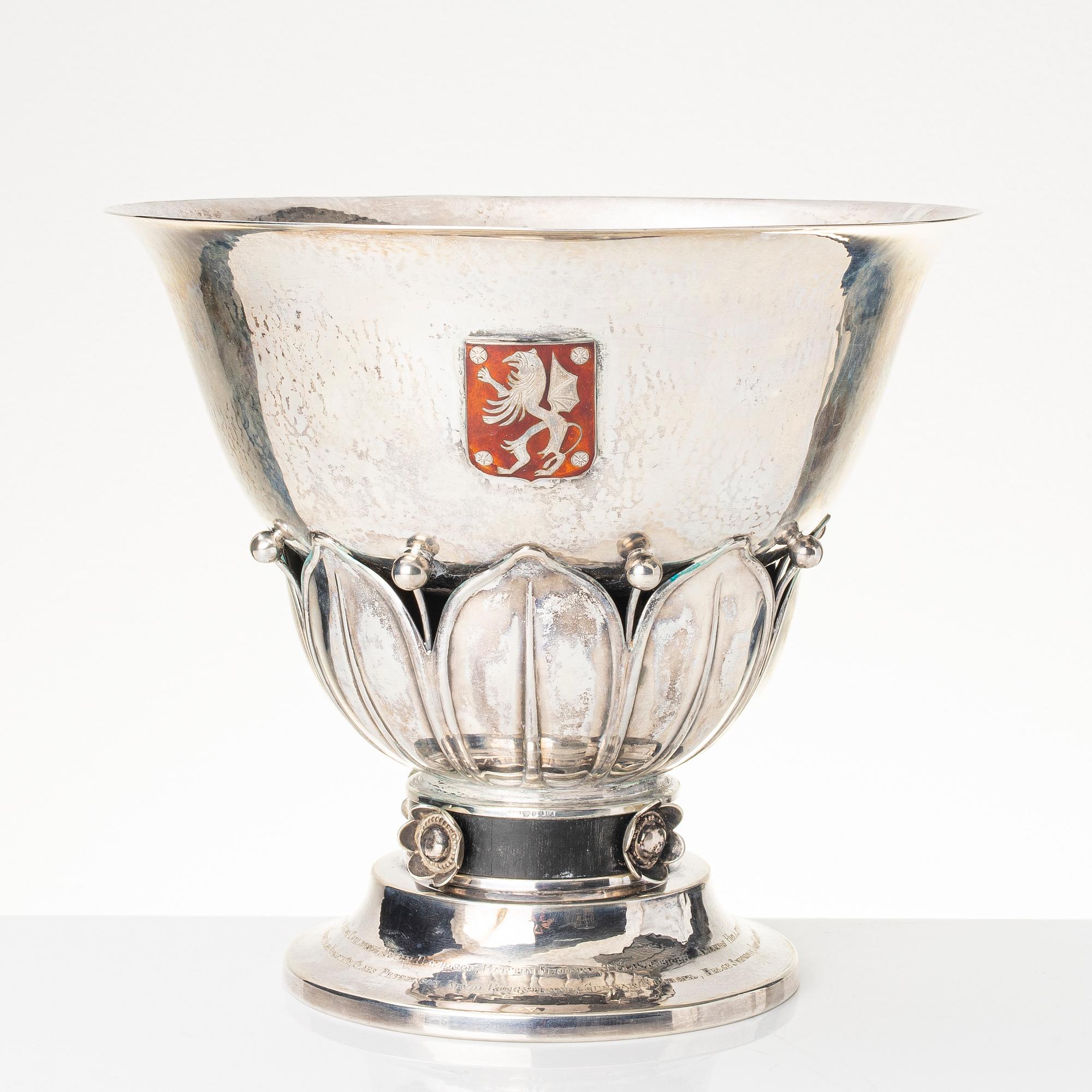 A silver bowl, GAB, Stockholm, Sweden, 1930.