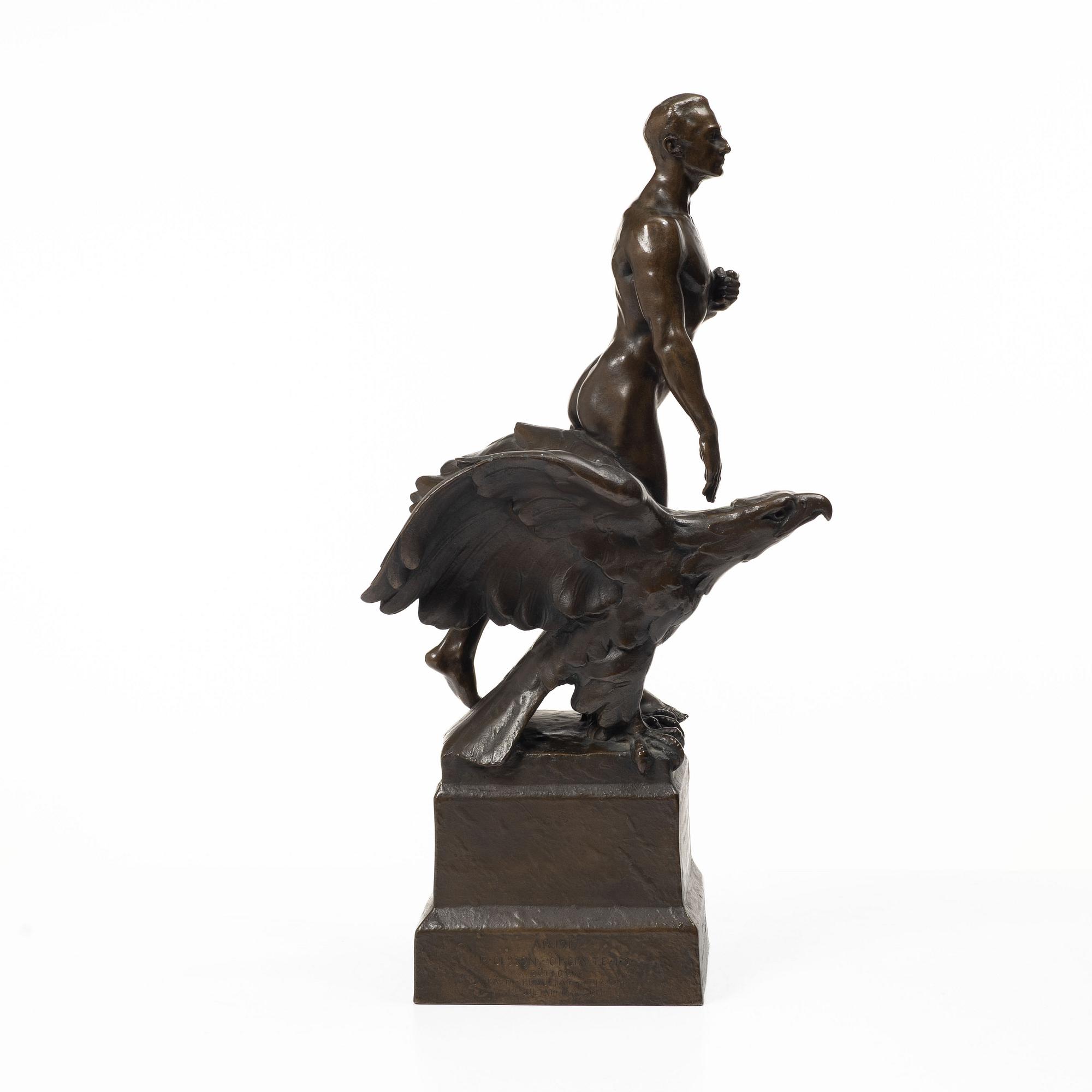 Alfred Ohlson, Athlete with Eagle.