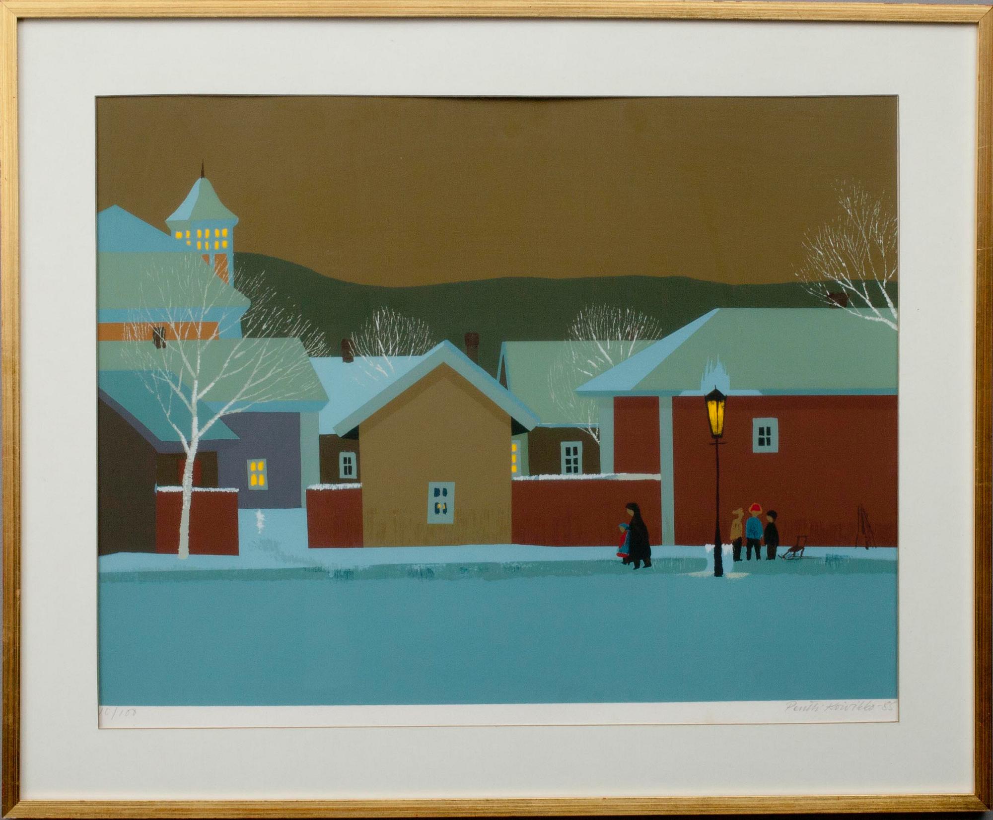 PENTTI KOIVIKKO, serigrafi 10/100, signerad och daterad -85.