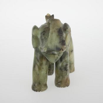 ELEFANT, soapstone, Kina 1900-tal.